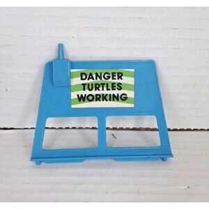 1989 TMNT Sewer Lair Playset Elevator Wall Part Teenage Mutant Ninja Turtles 80s